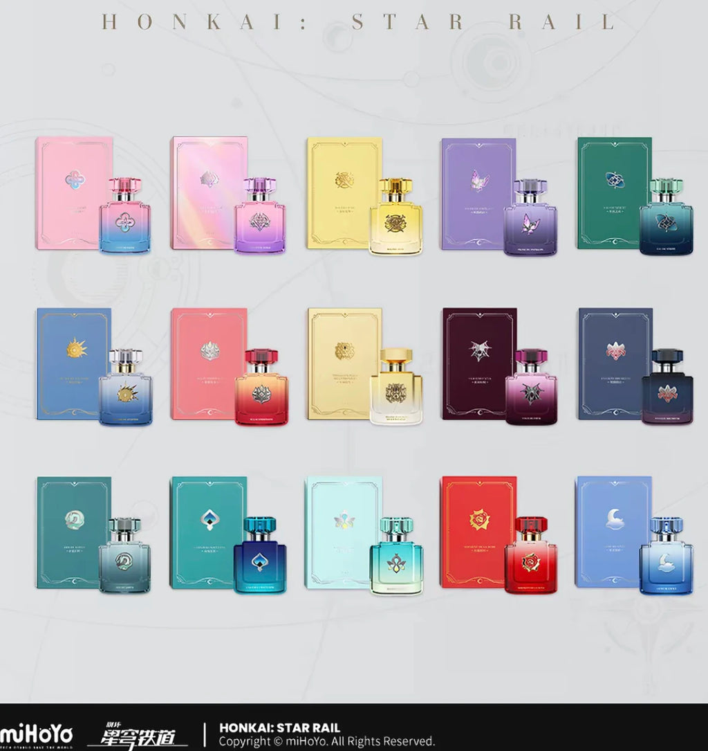 In stock Honkai: Star Rail Perfume with Collection Card Argenti Aventurine‌ Firefly Jingliu Cyrene Elysia miHoYo Official Goods