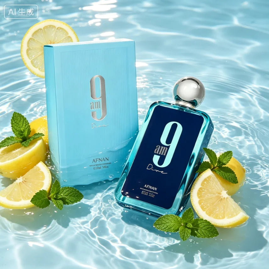 Perfumes Arabes AFNAN 9PM/9AM Perfume 100ml 9pm Perfume Man Lasting Perfumes and Colognes Luxury Fresh Woody Aromatic Fragrance